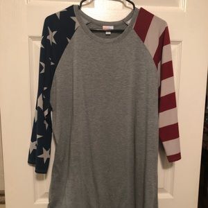 Lularoe American flag shirt